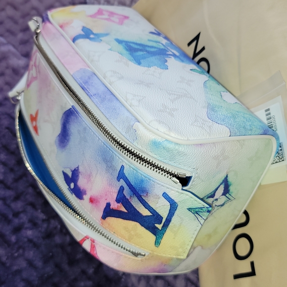 Louis Vuitton Toiletry Watercolor Cosmetic Bag Giant Flower Monogram Vir… - Picture 3 of 17